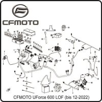 (43) - Blechschraube ST4,8x16 - CFMOTO UForce 600 LOF...