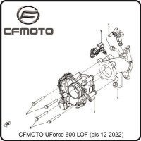 (1) - Drosselklappe - CFMOTO UForce 600 LOF (bis 12-2022)