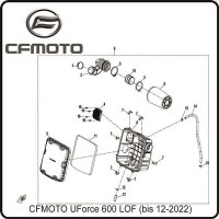 (16) - Blechschraube ST4,8x16 - CFMOTO UForce 600 LOF...