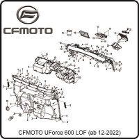 (18) - Blechschraube ST4,8x16 - CFMOTO UForce 600 LOF (ab...