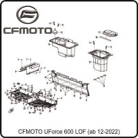 (16) - Schaumgummi - CFMOTO UForce 600 LOF (ab 12-2022)