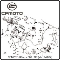 (43) - Blechschraube ST4,8x16 - CFMOTO UForce 600 LOF (ab...