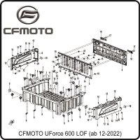 (12) - Schraube ST4,8x13 - CFMOTO UForce 600 LOF (ab...