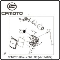 (16) - Blechschraube ST4,8x16 - CFMOTO UForce 600 LOF (ab...