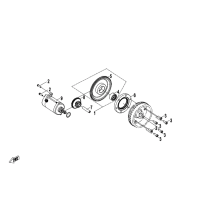 (9) - Starter Motor inkl. Dichtung - CF-450