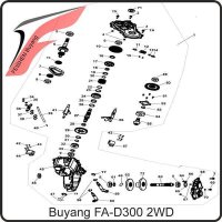 (10) - Gangrad schrägverzahnt 35Z - Buyang FA-D300