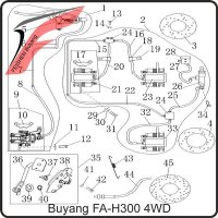 (36) - BRAKE PEDAL - Buyang FA-H300 EVO