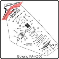(22) - Freilauf für Vorderachsgetriebe - Buyang FA-K550