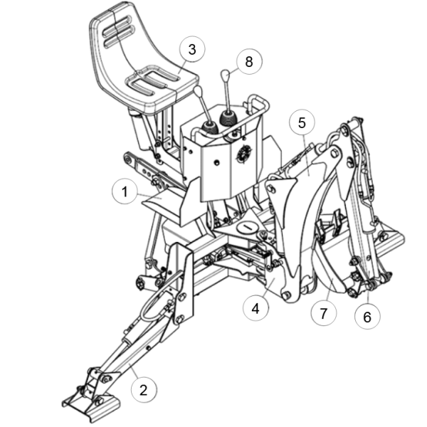 3. SEAT ASSEMBLY - GEO BH5-HS (page 1)