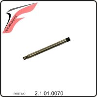 (20) - Drive shaft for water pump - 276cc (TYP.173MM) - Buyang 300