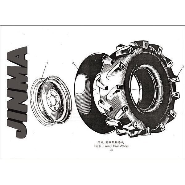1. Wheel rim - Jinma (184 / 254 / 254 I )