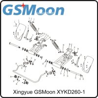 (18) - Bremssattel Handbremse links komplett - GSMoon 260