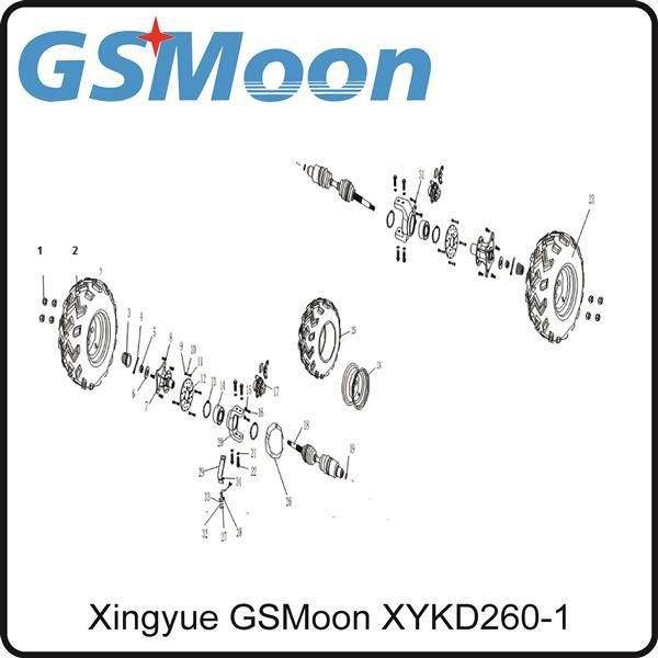 SHAFT CIRCLIPS FOR HOLE GSMoon 260
