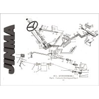 4. Steering wheel assembly - Jinma (184 / 254 / 254 I )