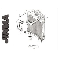 1. Radiator assembly - Jinma (184 / 254 / 254 I )
