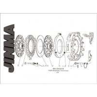 13. Main clutch dise assy - Jinma (184 / 254 / 254 I )