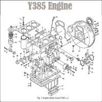 12. FLYWHEEL HOUSING GASKET - engine-Y380