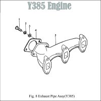4. GENERAL ExHAUST MAINIFOLD GASKET - engine-Y380