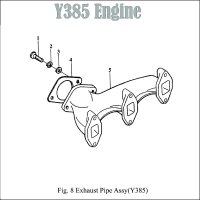 5. EXHAUST MAINIFOLD - engine-Y380