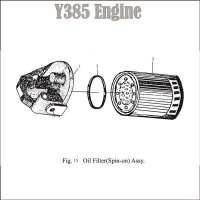 1. OIL FILTER SEAT(SPIN-ON) - engine-Y380