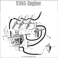 5. HIGH PRESSURE FUEL PIPE - engine-Y380