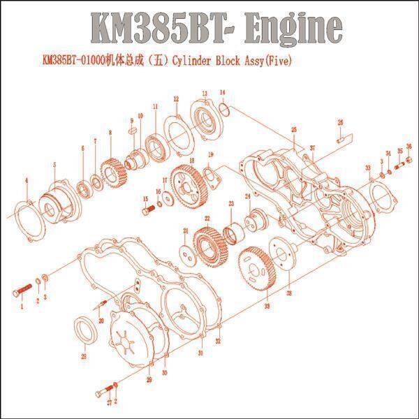 6. 6005-2RZ BEARING - KM385BT (Bild 5)