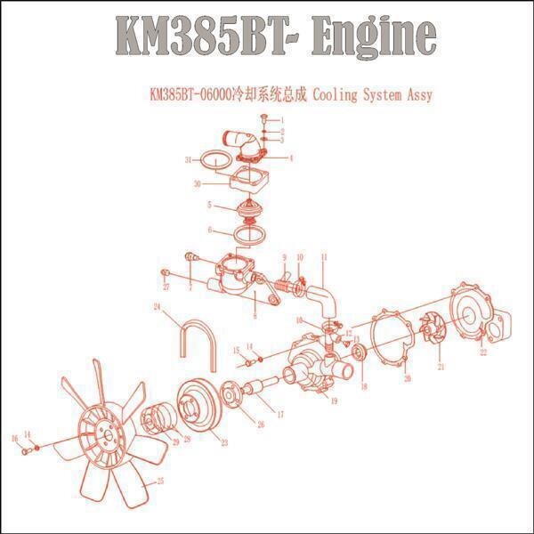 8. THERMOSTAT HOUSING - KM385BT (Bild 10)