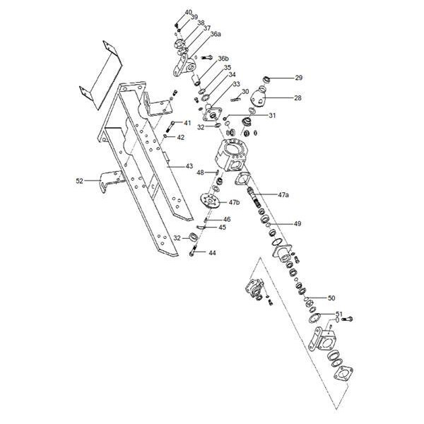 43. Bracket (Mahindra Lenar 254II)