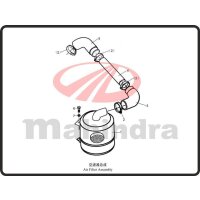 6. BOLT M8x25 - Mahindra 304E (1-3)