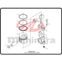 8. CONNECTING ROD BOLT - Mahindra 304E (1-13)