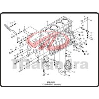 20. MAIN BEARING (UPPER SHELL ) - Mahindra 304E (1-27)