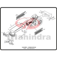 10. REAR PACKING RUBBER STRIP - Mahindra 304E (2-72)