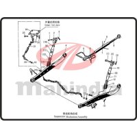 18. LIMIT CHAIN ASSEBLY LOWER LINK - Mahindra 304E (2-90)