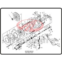 15. RELEASE LEVER - Mahindra 350E (2-5)
