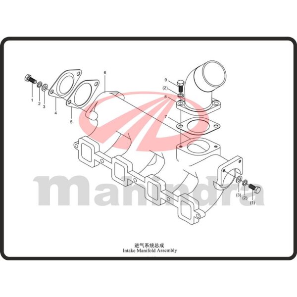 3. WASHER 8 - Mahindra 354E (1-15)