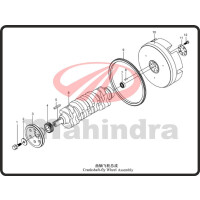 9. FLY WHEEL GEAR RING - Mahindra 354E (1-19)