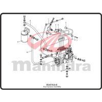 8. PIPE FROM FILTER TO INJECTION PUMP - Mahindra 354E (1-23)