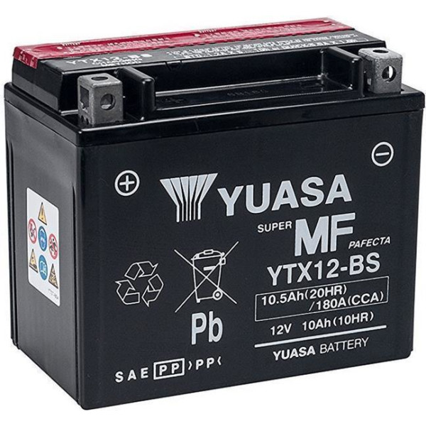 21. Batterie YTX12-BS / 12V-10AH YUASA