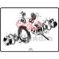 5. WASHER,DIFFERENTIAL SIDE GEAR - Mahindra 354E (2-40)