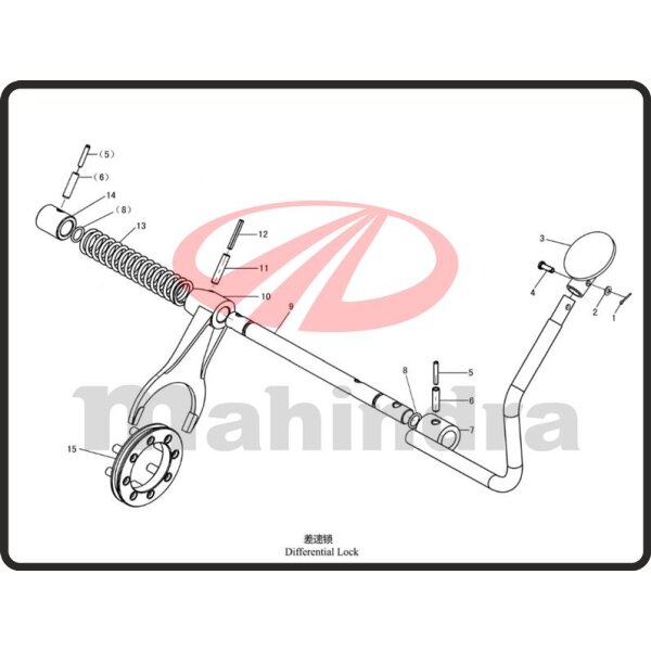 1. SPLIT PIN 2x12 - Mahindra 354E (2-42)