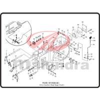 55. REAR PAPER GASKET,DRIVE GEARBOx - Mahindra 354E (2-47)