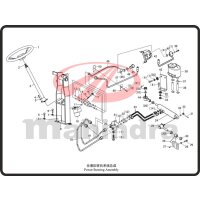 21. PIPE SUPPORT WELDMENT, STEERING CYLINDER - Mahindra...