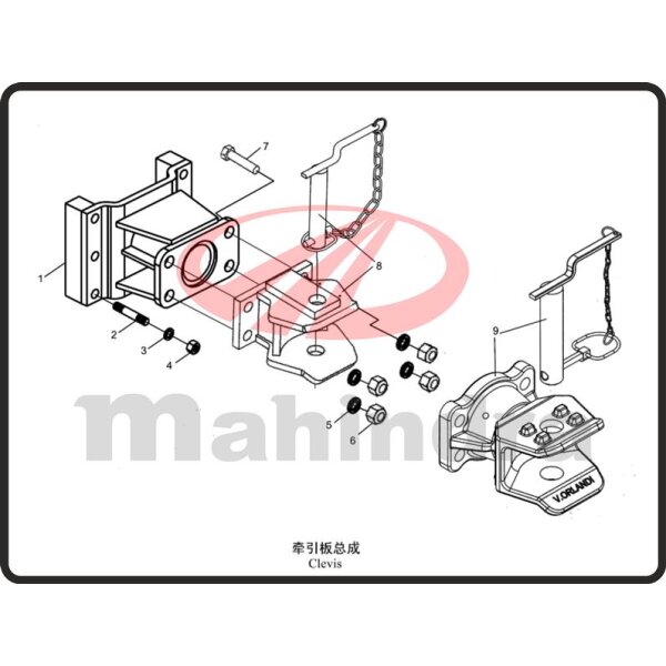 6. NUT M18 - Mahindra 354E (3-10)
