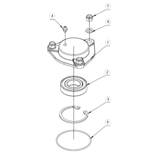 7. LOCKING NUT M10 - GEO MG/LXG