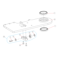 2. SWING ARM BEARING SEAT WELDMENT - GB-GBH