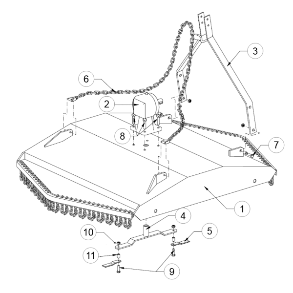 4. BLADE BASE SUPPORT - KM100