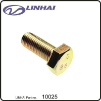 Schraube M10x1,25x25 (8.8) - Linhai - Hytrack