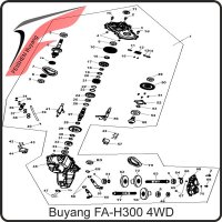 (1) - Schaltgetriebe komplett (4x4) - Buyang FA-H300 EVO
