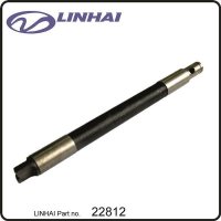 (12) - Drive shaft for water pump - 257cc Linhai (Motor...