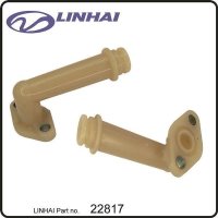 (17) - Verbindungsrohr für (Wasserpumpe-Zylinder) - 257cc Linhai (Motor TYP 170MM)